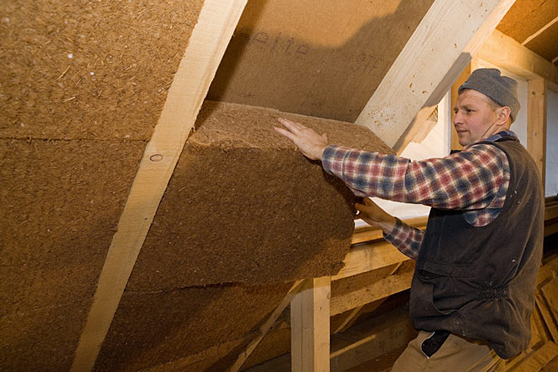 Anwendungsbereiche - > Holzfaserdämmung - > Dach - Verband Dämmstoffe aus  nachwachsenden Rohstoffen